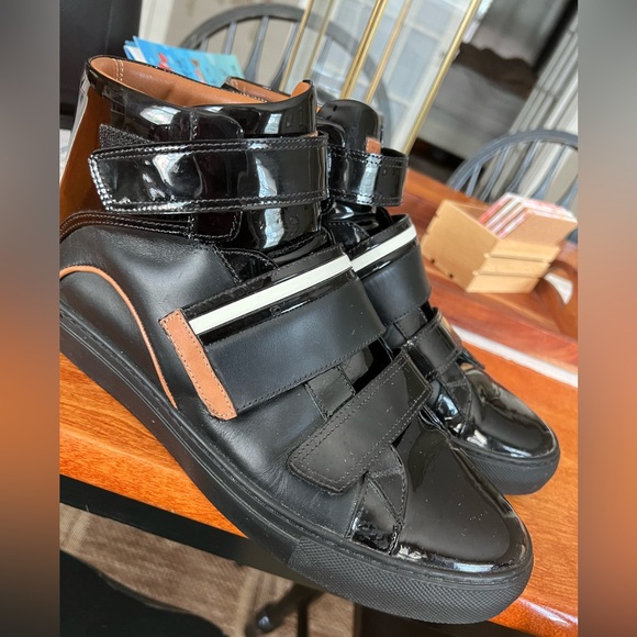 Bally Men’s size 10.5 Herick Leather High Top Sneakers - Picture 3 of 8